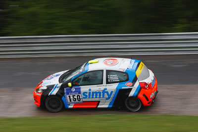 150;20-May-2013;24-Hour;Deutschland;Dr-Joachim-Steidel;Germany;Jukka-Nieminen;Karussell;Nordschleife;Nuerburg;Nuerburgring;Nurburg;Nurburgring;Nürburg;Nürburgring;Renault-Clio;Rhineland‒Palatinate;Sergej-Matveev;Ugo-Vicenzi;auto;motorsport;raceunion-Teichmann-Racing;racing;telephoto