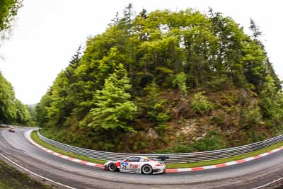 28;20-May-2013;24-Hour;Bergwerk;Deutschland;Germany;Harald-Schlotter;Jens-Richter;Manthey-Racing;Marco-Schelp;Nordschleife;Nuerburg;Nuerburgring;Nurburg;Nurburgring;Nürburg;Nürburgring;Otto-Klohs;Porsche-911-GT3-R;Rhineland‒Palatinate;auto;fisheye;landscape;motorsport;racing;scenery;telephoto