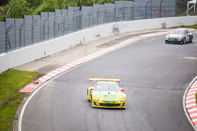 18;20-May-2013;24-Hour;Deutschland;Ex‒Mühle;Germany;Lucas-Luhr;Manthey-Racing;Marc-Lieb;Nordschleife;Nuerburg;Nuerburgring;Nurburg;Nurburgring;Nürburg;Nürburgring;Porsche-911-GT3-RSR;Rhineland‒Palatinate;Romain-Dumas;Timo-Bernhard;auto;motorsport;racing;telephoto