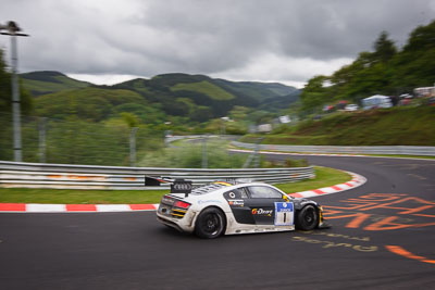 1;1;20-May-2013;24-Hour;Audi-R8-LMS-Ultra;Deutschland;Frank-Stippler;G‒Drive-Racing-by-Phoenix;Germany;Marcel-Fässler;Markus-Winkelhock;Mike-Rockenfeller;Nordschleife;Nuerburg;Nuerburgring;Nurburg;Nurburgring;Nürburg;Nürburgring;Rhineland‒Palatinate;Wehrseifen;auto;clouds;landscape;motorsport;racing;scenery;telephoto;wide-angle