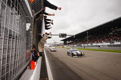 123;20-May-2013;24-Hour;Deutschland;Germany;Kazunori-Yamauchi;Michael-Krumm;Michael-Schulze;Nissan-GT‒R-Nismo-GT3;Nordschleife;Nuerburg;Nuerburgring;Nurburg;Nurburgring;Nürburg;Nürburgring;Rhineland‒Palatinate;Schulze-Motorsport;Tobias-Schulze;atmosphere;auto;celebration;clouds;motorsport;racing;sky;telephoto;wide-angle