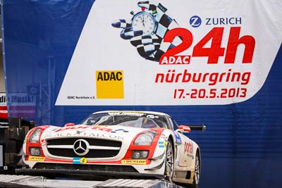 20-May-2013;24-Hour;Deutschland;Germany;Nordschleife;Nuerburg;Nuerburgring;Nurburg;Nurburgring;Nürburg;Nürburgring;Rhineland‒Palatinate;Topshot;atmosphere;auto;celebration;motorsport;paddock;podium;racing;telephoto