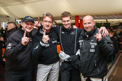 20-May-2013;24-Hour;Andreas-Weishaupt;Deutschland;Dörr-Motorsport-GmbH;Frank-Weishar;Germany;Nordschleife;Nuerburg;Nuerburgring;Nurburg;Nurburgring;Nürburg;Nürburgring;Rhineland‒Palatinate;Robert-Thomson;Stefan-Aust;atmosphere;auto;celebration;motorsport;paddock;portrait;racing;telephoto;wide-angle