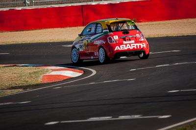 96;7-February-2014;Australia;Bathurst;Bathurst-12-Hour;Fiat-Abarth-500;Fiat-Abarth-Motorsport;Gregory-Hede;Luke-Youlden;Mike-Sinclair;NSW;New-South-Wales;Paul-Gover;auto;endurance;motorsport;racing;super-telephoto