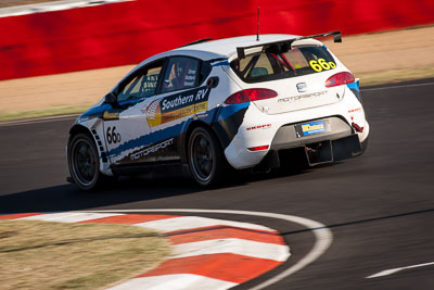 66;7-February-2014;Australia;Bathurst;Bathurst-12-Hour;Danny-Stutterd;Guy-Stewart;Michael-Driver;Motorsport-Services;NSW;New-South-Wales;Seat-Leon-Supercopa;auto;endurance;motorsport;racing;super-telephoto