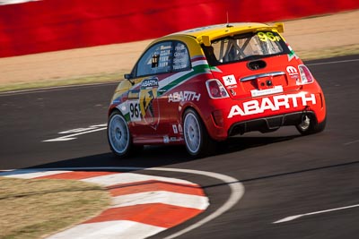 96;7-February-2014;Australia;Bathurst;Bathurst-12-Hour;Fiat-Abarth-500;Fiat-Abarth-Motorsport;Gregory-Hede;Luke-Youlden;Mike-Sinclair;NSW;New-South-Wales;Paul-Gover;auto;endurance;motorsport;racing;super-telephoto