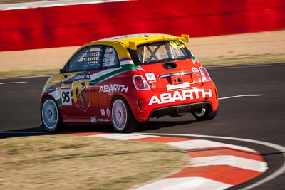 95;7-February-2014;Australia;Bathurst;Bathurst-12-Hour;Clyde-Campbell;Fiat-Abarth-500;Fiat-Abarth-Motorsport;Joshua-Dowling;NSW;New-South-Wales;Paul-Stokell;Toby-Hagon;auto;endurance;motorsport;racing;super-telephoto