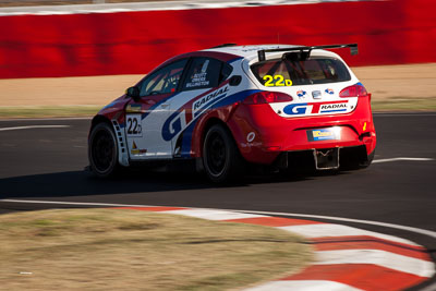 22;22;7-February-2014;Australia;Bathurst;Bathurst-12-Hour;GT-RadialRadio-Hauraki;Lewis-Scott;NSW;New-South-Wales;Richard-Billington;Seat-Leon-Supercopa;Stuart-Owers;auto;endurance;motorsport;racing;super-telephoto