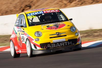 59;7-February-2014;Australia;Bathurst;Bathurst-12-Hour;Fiat-Abarth-500;Fiat-Abarth-Motorsport;Luke-Ellery;Matt-Campbell;Matt-Cherry;NSW;New-South-Wales;auto;endurance;motorsport;racing;super-telephoto