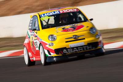 95;7-February-2014;Australia;Bathurst;Bathurst-12-Hour;Clyde-Campbell;Fiat-Abarth-500;Fiat-Abarth-Motorsport;Joshua-Dowling;NSW;New-South-Wales;Paul-Stokell;Toby-Hagon;auto;endurance;motion-blur;motorsport;racing;super-telephoto