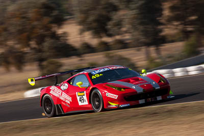 49;7-February-2014;Australia;Bathurst;Bathurst-12-Hour;Dean-Canto;Ferrari-458-Italia-GT3;NSW;New-South-Wales;Renato-Loberto;Tony-DAlberto;Tony-Defelice;Vicious-Rumour-Racing;auto;endurance;motorsport;racing;super-telephoto