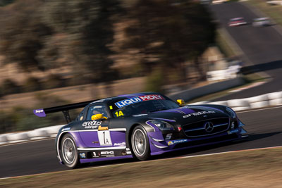 1;1;7-February-2014;Australia;Bathurst;Bathurst-12-Hour;Bernd-Schneider;Erebus-Motorsport;Erebus-Racing;Maro-Engel;Mercedes‒Benz-SLS-AMG-GT3;NSW;New-South-Wales;Nico-Bastian;auto;endurance;motorsport;racing;super-telephoto