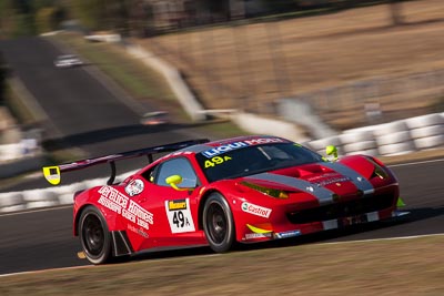 49;7-February-2014;Australia;Bathurst;Bathurst-12-Hour;Dean-Canto;Ferrari-458-Italia-GT3;NSW;New-South-Wales;Renato-Loberto;Tony-DAlberto;Tony-Defelice;Vicious-Rumour-Racing;auto;endurance;motorsport;racing;super-telephoto