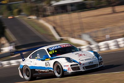 67;67;7-February-2014;Australia;Bathurst;Bathurst-12-Hour;Jeff-Lowrey;Jonathan-Venter;Motorsport-Services;NSW;New-South-Wales;Porsche-997-GT3-Cup;Tony-Richards;auto;endurance;motorsport;racing;super-telephoto