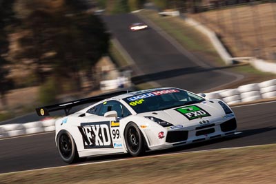 99;7-February-2014;Australia;Bathurst;Bathurst-12-Hour;Eric-Bana;Lamborghini-Gallardo-LP520;NSW;New-South-Wales;Peter-Hill;Racing-Incident;Simon-Middleton;auto;endurance;motorsport;racing;super-telephoto