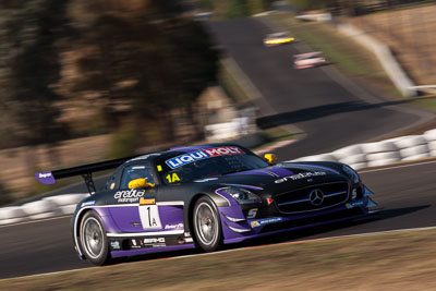 1;1;7-February-2014;Australia;Bathurst;Bathurst-12-Hour;Bernd-Schneider;Erebus-Motorsport;Erebus-Racing;Maro-Engel;Mercedes‒Benz-SLS-AMG-GT3;NSW;New-South-Wales;Nico-Bastian;auto;endurance;motorsport;racing;super-telephoto