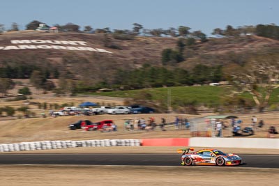 33;33;7-February-2014;Australia;Bathurst;Bathurst-12-Hour;Clearwater-Racing;Craig-Baird;Ferrari-458-Italia-GT3;Hiroshi-Hamaguchi;Matt-Griffin;Mok-Weng-Sun;NSW;New-South-Wales;auto;endurance;landscape;motorsport;racing;telephoto