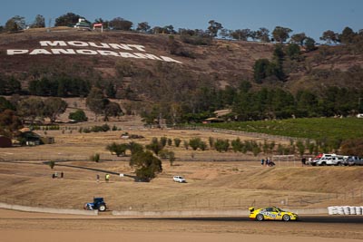 6;6;7-February-2014;Australia;Bathurst;Bathurst-12-Hour;Garth-Duffy;Michael-Hector;NSW;New-South-Wales;Porsche-997-GT3-Cup;Richard-Gartner;SAFE‒T‒STOP;Stewart-Kostera;auto;endurance;landscape;motorsport;racing;telephoto