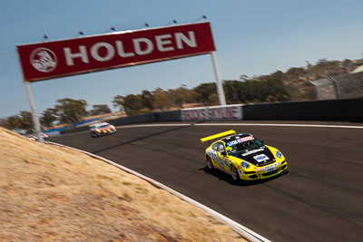 6;6;7-February-2014;Australia;Bathurst;Bathurst-12-Hour;Garth-Duffy;Michael-Hector;NSW;New-South-Wales;Porsche-997-GT3-Cup;Richard-Gartner;SAFE‒T‒STOP;Stewart-Kostera;auto;endurance;motorsport;racing;wide-angle