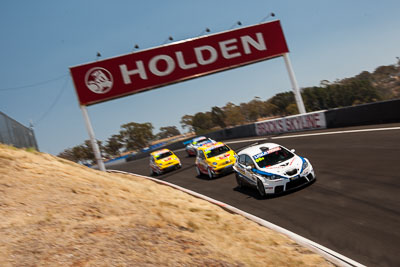 66;7-February-2014;Australia;Bathurst;Bathurst-12-Hour;Danny-Stutterd;Guy-Stewart;Michael-Driver;Motorsport-Services;NSW;New-South-Wales;Seat-Leon-Supercopa;auto;endurance;motorsport;racing;wide-angle