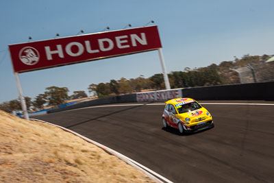 59;7-February-2014;Australia;Bathurst;Bathurst-12-Hour;Fiat-Abarth-500;Fiat-Abarth-Motorsport;Luke-Ellery;Matt-Campbell;Matt-Cherry;NSW;New-South-Wales;auto;endurance;motorsport;racing;wide-angle