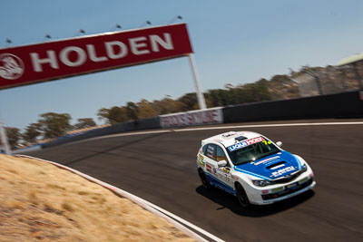 7;7;7-February-2014;Angus-Kennard;Australia;Bathurst;Bathurst-12-Hour;Dean-Herridge;John-ODowd;Maximum-Motorsport;NSW;New-South-Wales;Subaru-Impreza-WRX-STI;auto;endurance;motorsport;racing;wide-angle