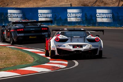 88;7-February-2014;88;Australia;Bathurst;Bathurst-12-Hour;Craig-Lowndes;Ferrari-458-Italia-GT3;John-Bowe;Maranello-Motorsport;Mika-Salo;NSW;New-South-Wales;Peter-Edwards;auto;endurance;motorsport;racing;super-telephoto