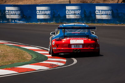 35;35;7-February-2014;Aaron-Zerefos;Andrew-Fisher;Australia;Bathurst;Bathurst-12-Hour;Indiran-Padayachee;NSW;New-South-Wales;Porsche-997-GT3-Cup;Ric-Shaw;SennheiserRentcorp-ForkliftsFiji-Water;auto;endurance;motorsport;racing;super-telephoto