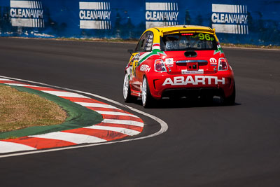 96;7-February-2014;Australia;Bathurst;Bathurst-12-Hour;Fiat-Abarth-500;Fiat-Abarth-Motorsport;Gregory-Hede;Luke-Youlden;Mike-Sinclair;NSW;New-South-Wales;Paul-Gover;auto;endurance;motorsport;racing;super-telephoto