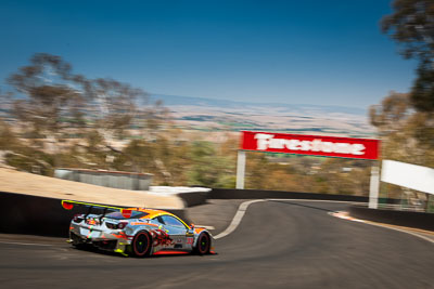 33;33;7-February-2014;Australia;Bathurst;Bathurst-12-Hour;Clearwater-Racing;Craig-Baird;Ferrari-458-Italia-GT3;Hiroshi-Hamaguchi;Matt-Griffin;Mok-Weng-Sun;NSW;New-South-Wales;The-Dipper;auto;endurance;motorsport;racing;wide-angle