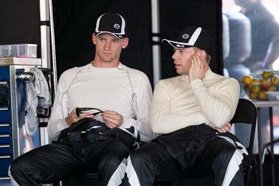 7-February-2014;Australia;Bathurst;Bathurst-12-Hour;Erebus-Motorsport;Erebus-Racing;Maro-Engel;NSW;New-South-Wales;Nico-Bastian;atmosphere;auto;endurance;motorsport;paddock;portrait;racing;telephoto