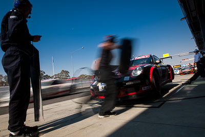 4;4;7-February-2014;Australia;Bathurst;Bathurst-12-Hour;Ben-Barker;Earl-Bamber;Grove-Motorsport;NSW;New-South-Wales;Porsche-997-GT3-Cup;Stephen-Grove;Topshot;atmosphere;auto;endurance;motion-blur;motorsport;pitlane;portrait;racing;wide-angle