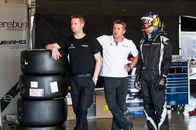 7-February-2014;Australia;Bathurst;Bathurst-12-Hour;Bernd-Schneider;Erebus-Motorsport;Erebus-Racing;Maro-Engel;NSW;New-South-Wales;atmosphere;auto;endurance;motorsport;paddock;portrait;racing;telephoto