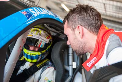 7-February-2014;Australia;Bathurst;Bathurst-12-Hour;Jason-Bright;Liam-Talbot;NSW;New-South-Wales;Skwirk;Topshot;atmosphere;auto;endurance;in‒car;motorsport;paddock;portrait;racing;wide-angle