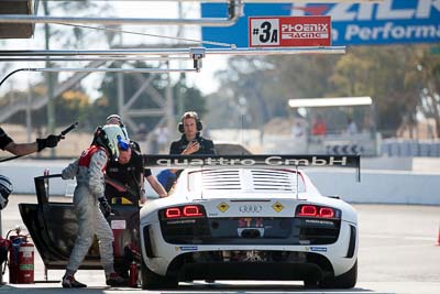 3;3;7-February-2014;Audi-R8-LMS-Ultra;Australia;Bathurst;Bathurst-12-Hour;Laurens-Vanthoor;NSW;New-South-Wales;Phoenix-Racing;Rahel-Frey;Rene-Rast;René-Rast;atmosphere;auto;endurance;motorsport;pitlane;racing;telephoto