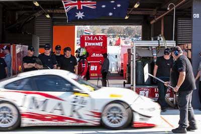 51;51;7-February-2014;Andrew-MacPherson;Australia;Bathurst;Bathurst-12-Hour;Ben-Porter;Garth-Walden;IMAKKWIKMIT;NSW;New-South-Wales;Porsche-911-GT3-Cup-S;Topshot;atmosphere;auto;endurance;motion-blur;motorsport;pitlane;racing;telephoto