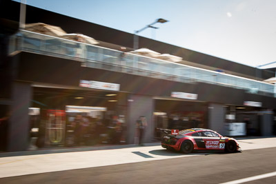 9;7-February-2014;9;Audi-R8-LMS-Ultra;Australia;Bathurst;Bathurst-12-Hour;Christopher-Mies;Marc-Cini;Mark-Eddy;NSW;Network-ClothingHallmarc;New-South-Wales;Topshot;atmosphere;auto;endurance;motion-blur;motorsport;pitlane;racing;wide-angle