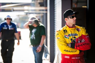 8-February-2014;Australia;Bathurst;Bathurst-12-Hour;Fiat-Abarth-Motorsport;Luke-Youlden;NSW;New-South-Wales;atmosphere;auto;endurance;motorsport;pitlane;portrait;racing;telephoto