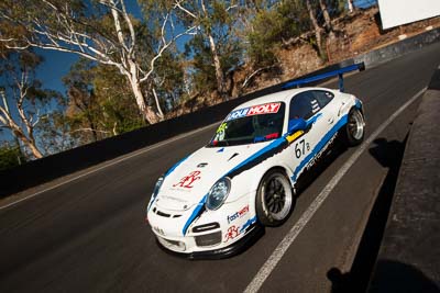 67;67;8-February-2014;Australia;Bathurst;Bathurst-12-Hour;Jeff-Lowrey;Jonathan-Venter;Motorsport-Services;NSW;New-South-Wales;Porsche-997-GT3-Cup;Tony-Richards;auto;endurance;motorsport;racing;wide-angle
