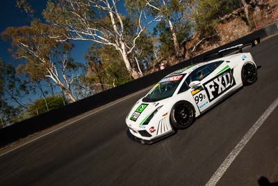99;8-February-2014;Australia;Bathurst;Bathurst-12-Hour;Eric-Bana;Lamborghini-Gallardo-LP520;NSW;New-South-Wales;Peter-Hill;Racing-Incident;Simon-Middleton;auto;endurance;motorsport;racing;wide-angle