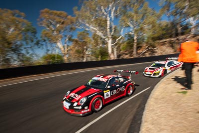 4;4;8-February-2014;Australia;Bathurst;Bathurst-12-Hour;Ben-Barker;Earl-Bamber;Grove-Motorsport;NSW;New-South-Wales;Porsche-997-GT3-Cup;Stephen-Grove;auto;endurance;motorsport;racing;wide-angle