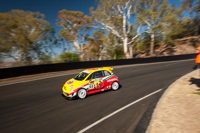 95;8-February-2014;Australia;Bathurst;Bathurst-12-Hour;Clyde-Campbell;Fiat-Abarth-500;Fiat-Abarth-Motorsport;Joshua-Dowling;NSW;New-South-Wales;Paul-Stokell;Toby-Hagon;auto;endurance;motorsport;racing;wide-angle