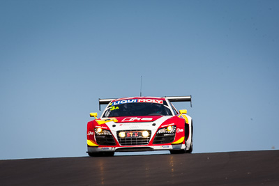 3;3;8-February-2014;Audi-R8-LMS-Ultra;Australia;Bathurst;Bathurst-12-Hour;Laurens-Vanthoor;NSW;New-South-Wales;Phoenix-Racing;Rahel-Frey;Rene-Rast;René-Rast;auto;endurance;motorsport;racing;sky;super-telephoto