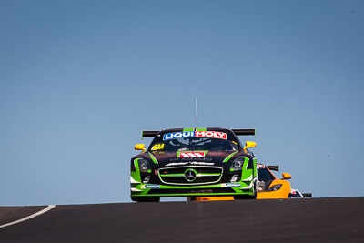 63;63;8-February-2014;Australia;Bathurst;Bathurst-12-Hour;Erebus-Motorsport;Erebus-Racing;Greg-Crick;Jack-LeBrocq;Mercedes‒Benz-SLS-AMG-GT3;NSW;New-South-Wales;Will-Davison;auto;endurance;motorsport;racing;sky;super-telephoto