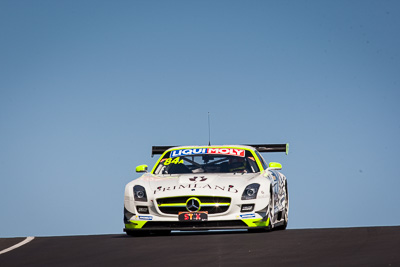 84;8-February-2014;Australia;Bathurst;Bathurst-12-Hour;HTP-Motorsport;Harold-Primat;Maximilian-Buhk;Mercedes‒Benz-SLS-AMG-GT3;NSW;New-South-Wales;Thomas-Jaeger;Thomas-Jäger;auto;endurance;motorsport;racing;sky;super-telephoto