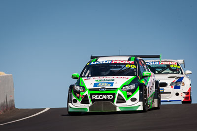 60;60;8-February-2014;Australia;Bathurst;Bathurst-12-Hour;Dylan-Thomas;Hadrian-Morrall;MARC-Focus-GTC;Mick-Benton;NSW;New-South-Wales;auto;endurance;motorsport;racing;sky;super-telephoto