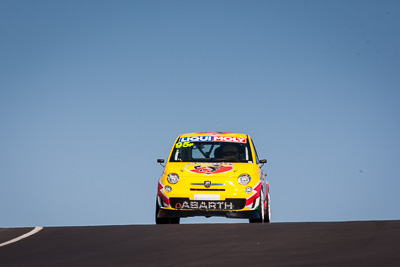 95;8-February-2014;Australia;Bathurst;Bathurst-12-Hour;Clyde-Campbell;Fiat-Abarth-500;Fiat-Abarth-Motorsport;Joshua-Dowling;NSW;New-South-Wales;Paul-Stokell;Toby-Hagon;auto;endurance;motorsport;racing;sky;super-telephoto