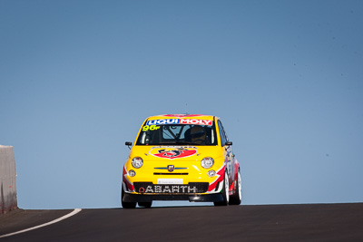 96;8-February-2014;Australia;Bathurst;Bathurst-12-Hour;Fiat-Abarth-500;Fiat-Abarth-Motorsport;Gregory-Hede;Luke-Youlden;Mike-Sinclair;NSW;New-South-Wales;Paul-Gover;auto;endurance;motorsport;racing;sky;super-telephoto