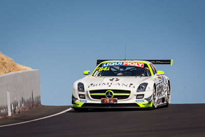 84;8-February-2014;Australia;Bathurst;Bathurst-12-Hour;HTP-Motorsport;Harold-Primat;Maximilian-Buhk;Mercedes‒Benz-SLS-AMG-GT3;NSW;New-South-Wales;Thomas-Jaeger;Thomas-Jäger;auto;endurance;motorsport;racing;sky;super-telephoto