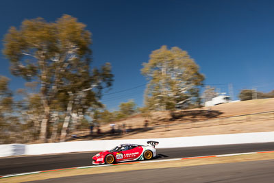 88;8-February-2014;88;Australia;Bathurst;Bathurst-12-Hour;Craig-Lowndes;Ferrari-458-Italia-GT3;John-Bowe;Maranello-Motorsport;Mika-Salo;NSW;New-South-Wales;Peter-Edwards;auto;endurance;motorsport;racing;sky;wide-angle